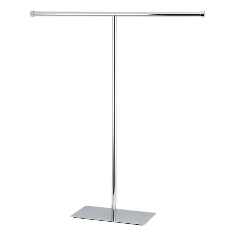 Kingston Brass Claremont T-Shape Towel Rack, Polished Chrome CC8201